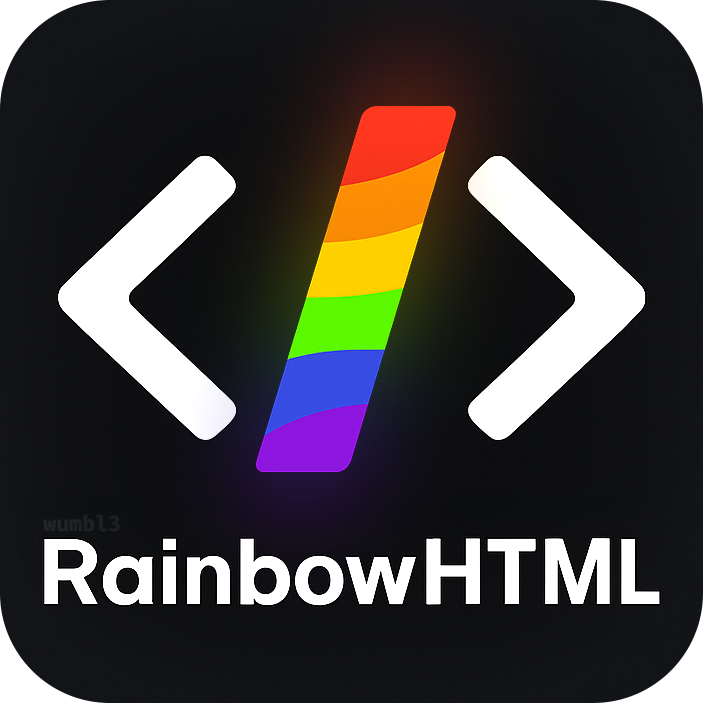 Rainbow HTML